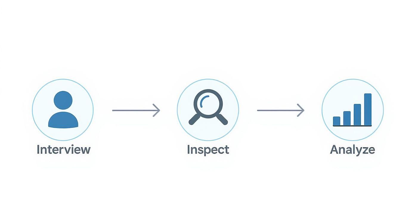 Infographic about how to do market analysis