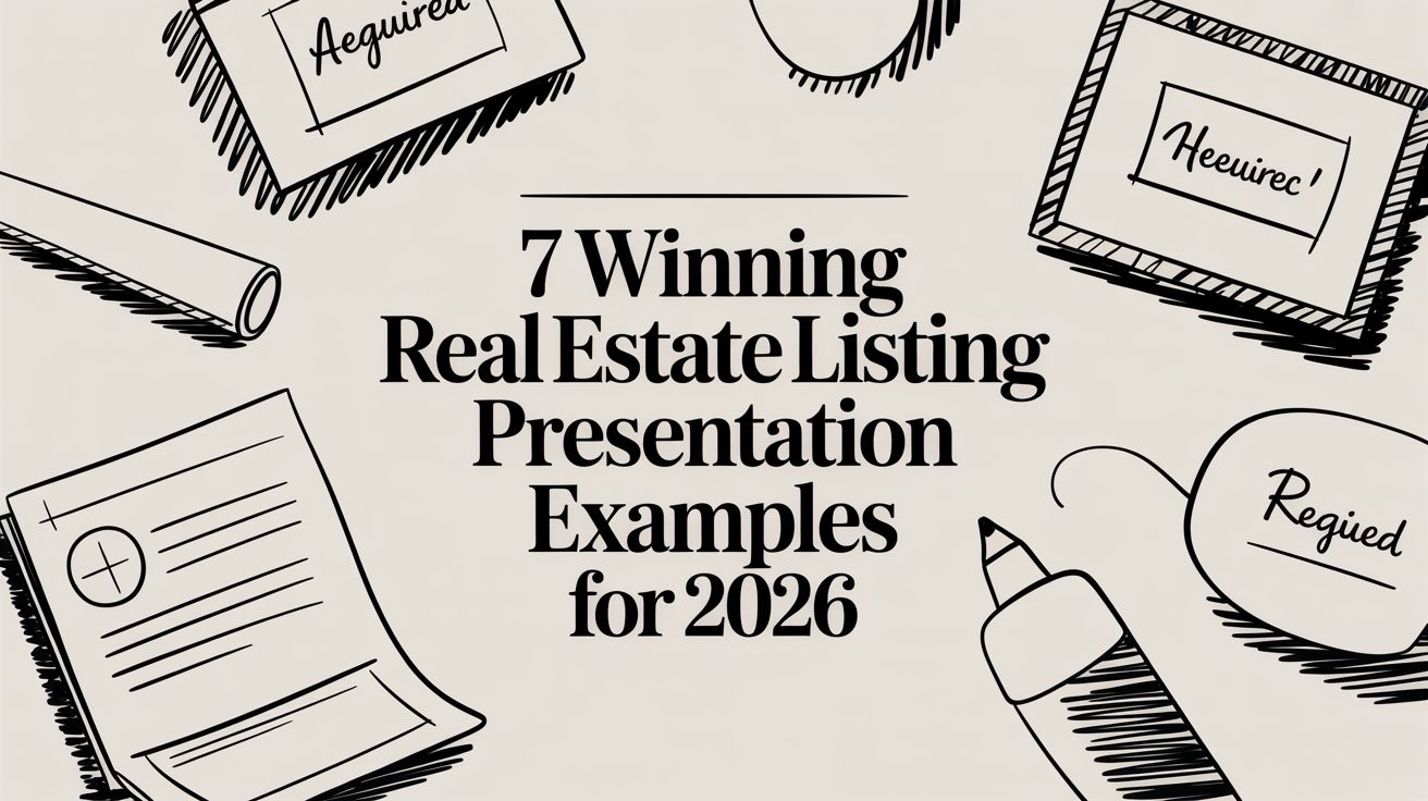 7 Winning Real Estate Listing Presentation Examples for 2026