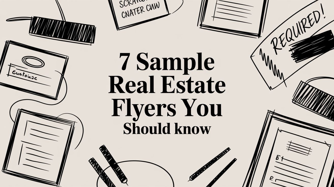 7 Sample real estate flyers You Should Know