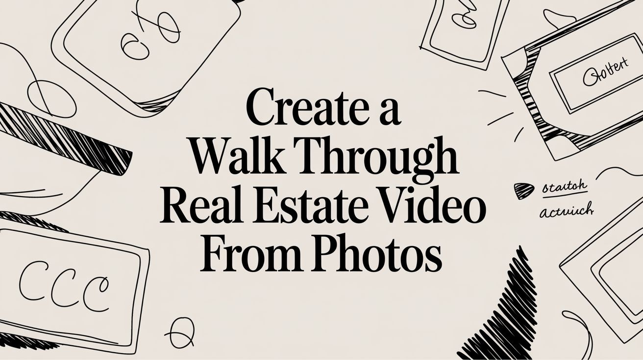 Create a Walk Through Real Estate Video from Photos