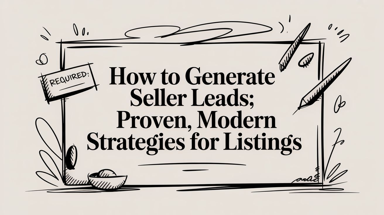 How to Generate Seller Leads: Proven, Modern Strategies for Listings