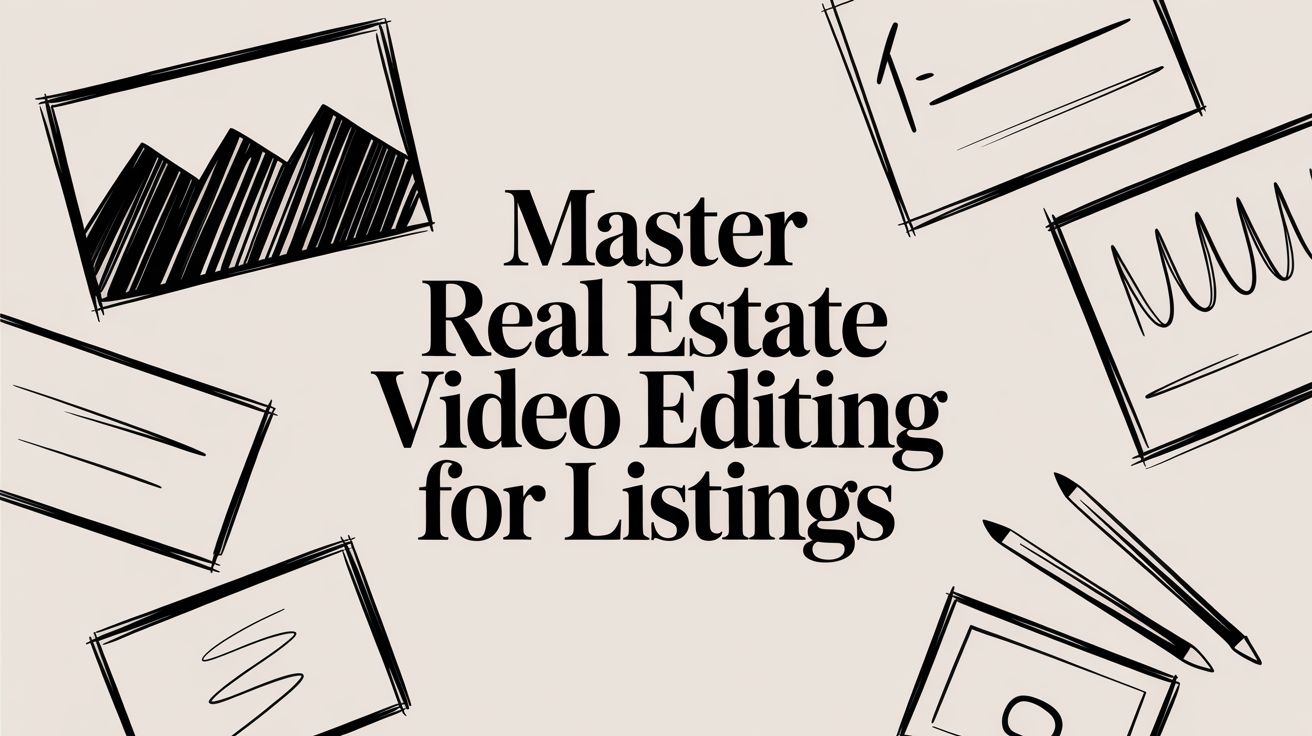 Master Real Estate Video Editing for Listings
