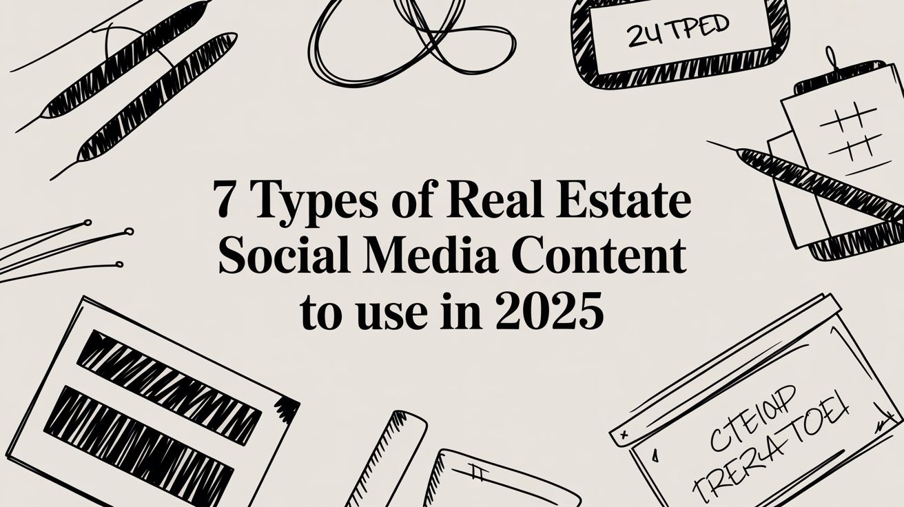 7 Types of Real Estate Social Media Content to Use in 2025