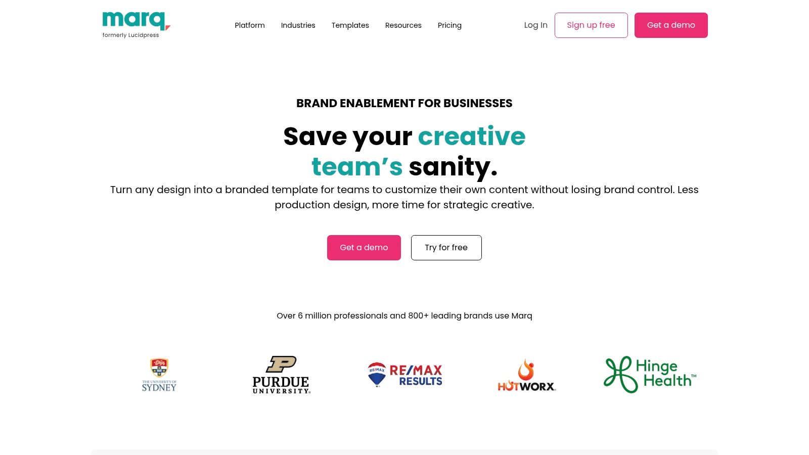 Marq (formerly Lucidpress)