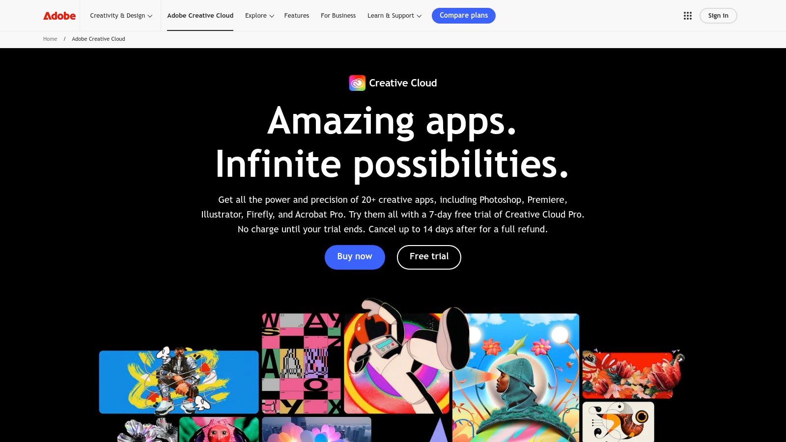 Adobe Creative Cloud (Premiere Pro, After Effects, Adobe Express, Firefly)