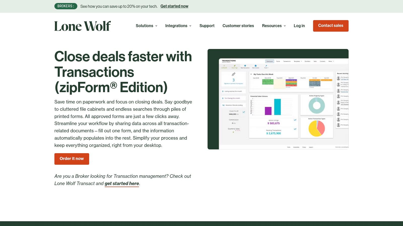 Lone Wolf Transactions (zipForm Edition)
