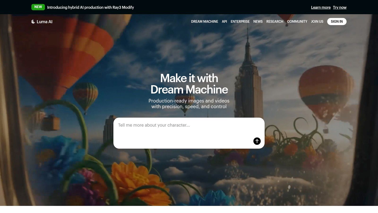 Luma AI (Dream Machine)