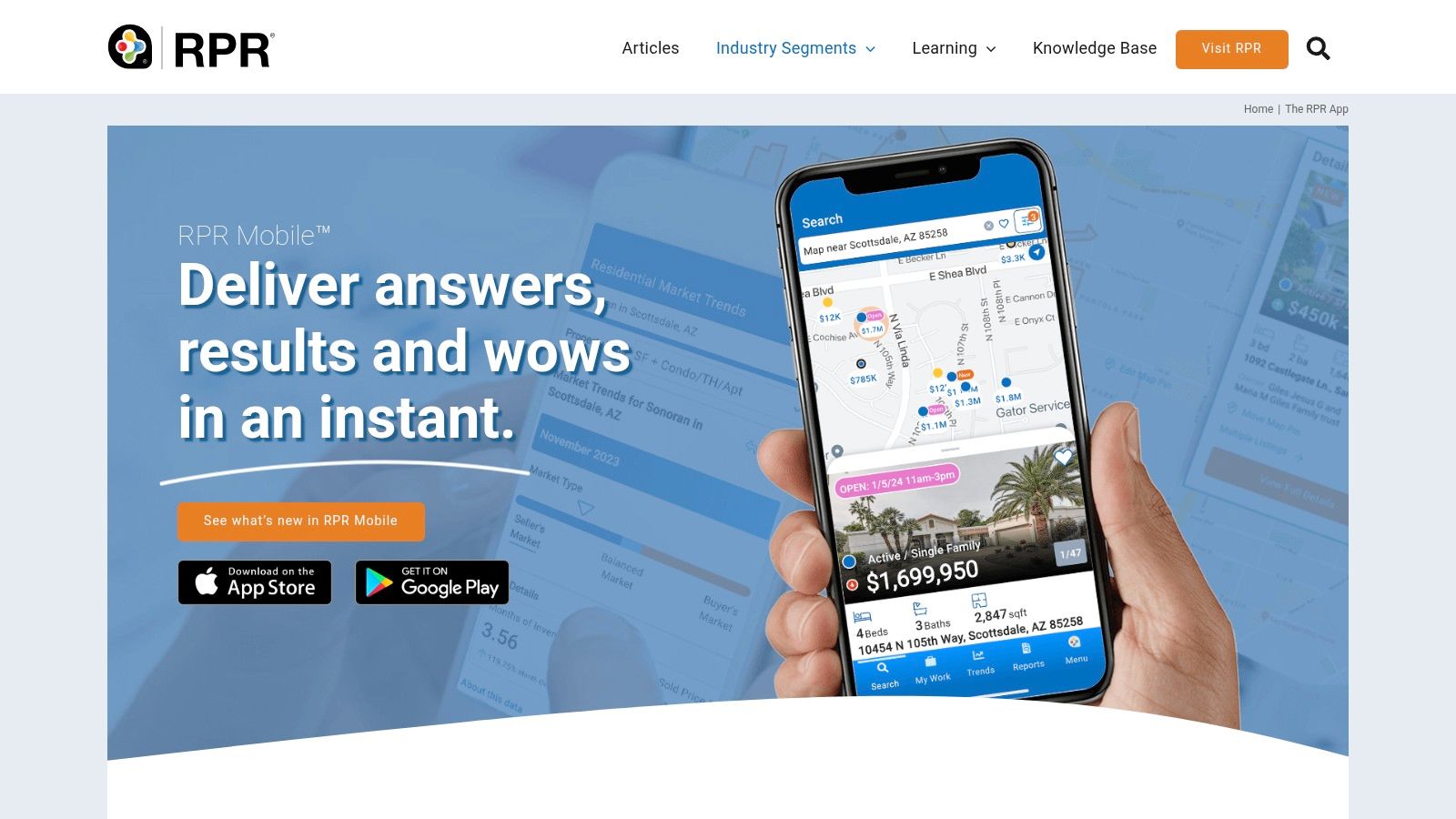 RPR Mobile (REALTORS Property Resource)
