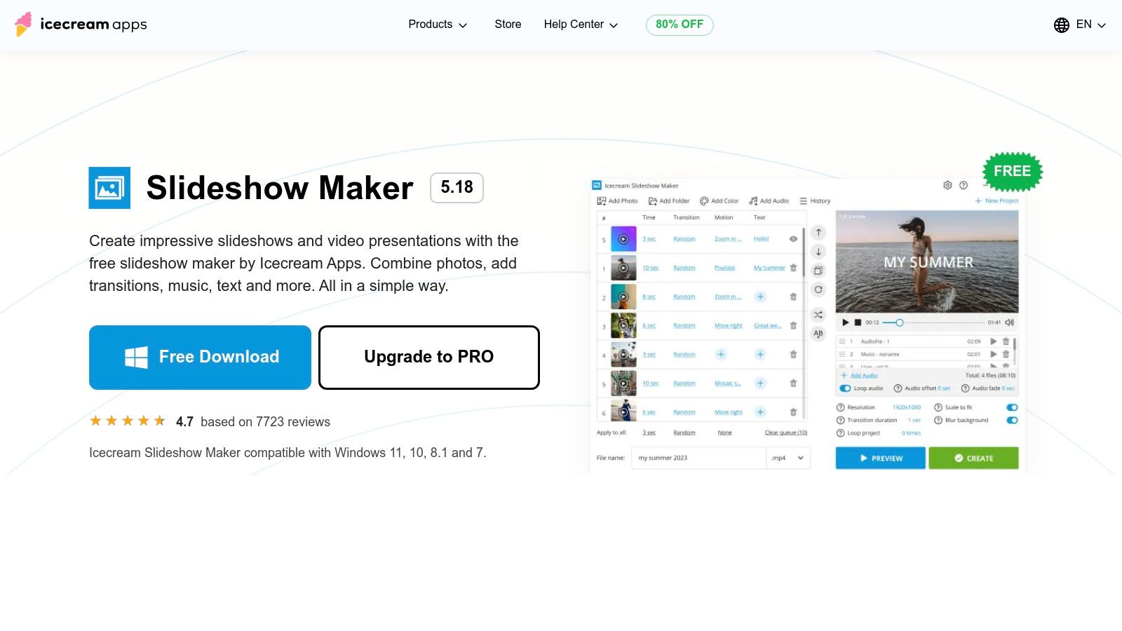 Icecream Slideshow Maker