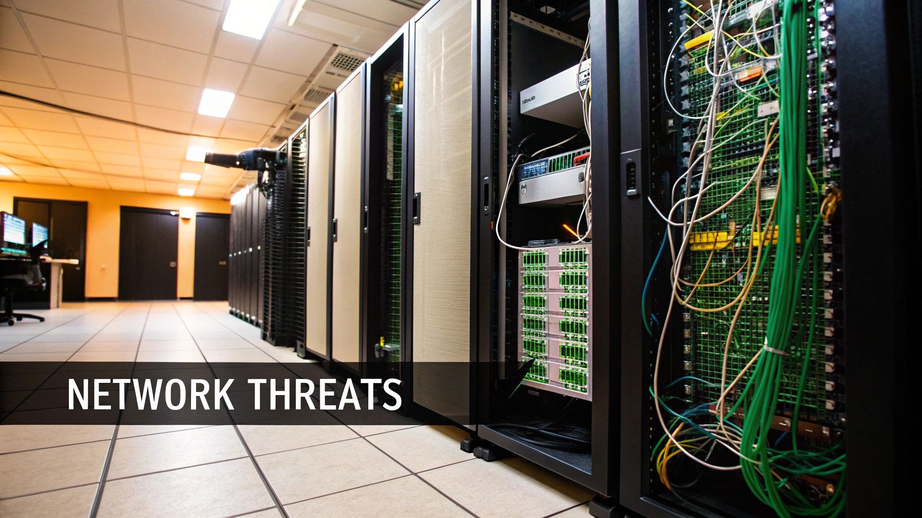 Image depicting a network under attack