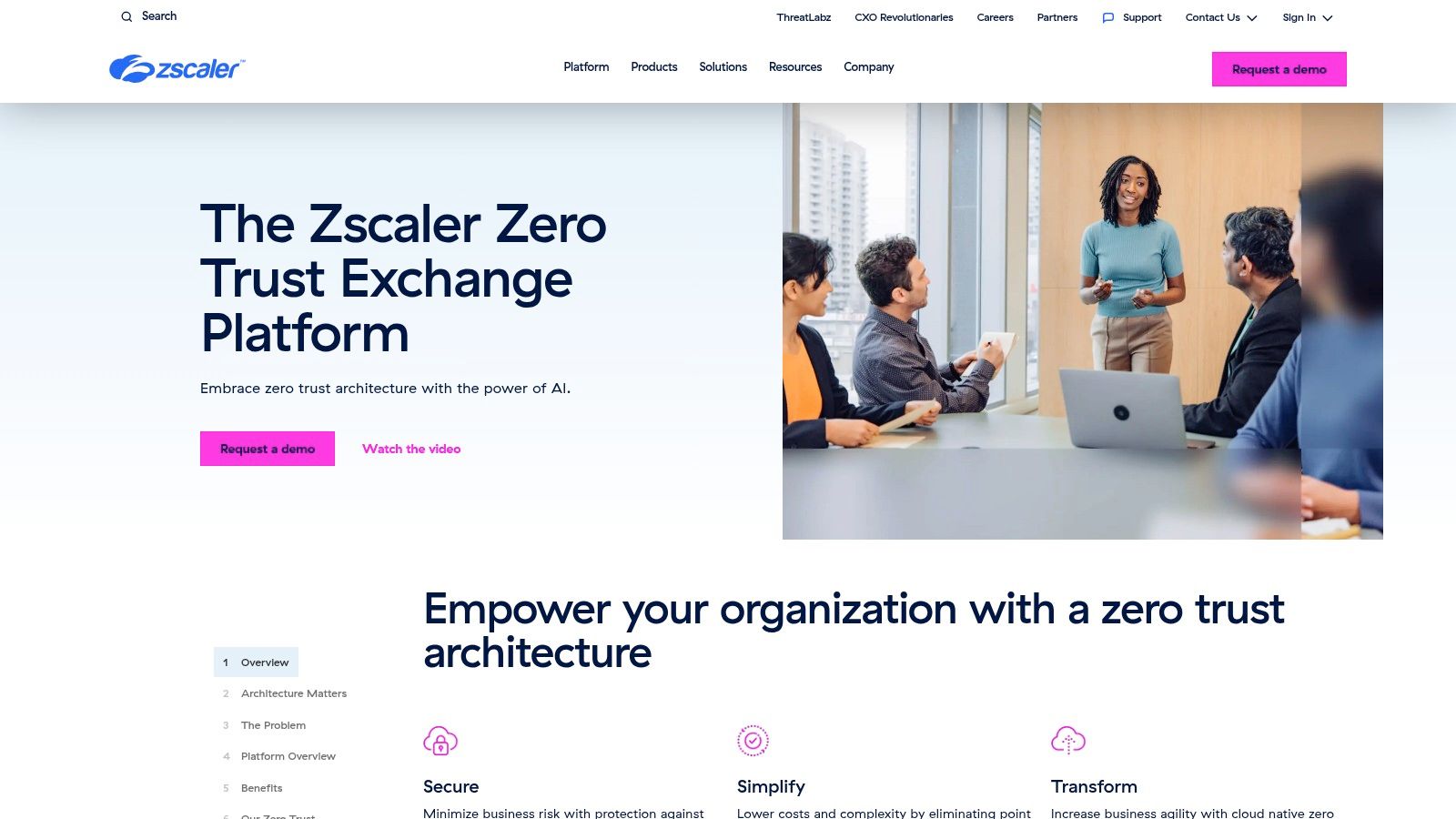 Zscaler Zero Trust Exchange