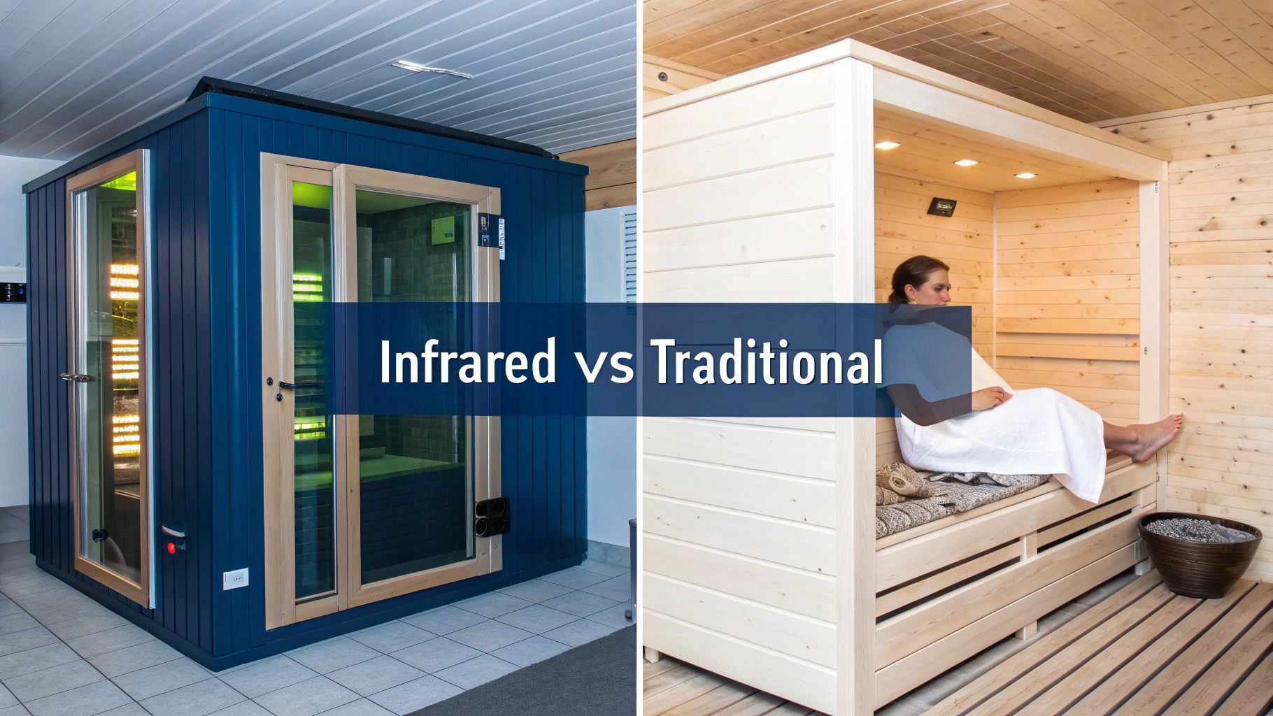 Stunning Traditional Sauna Vs Infrared Images