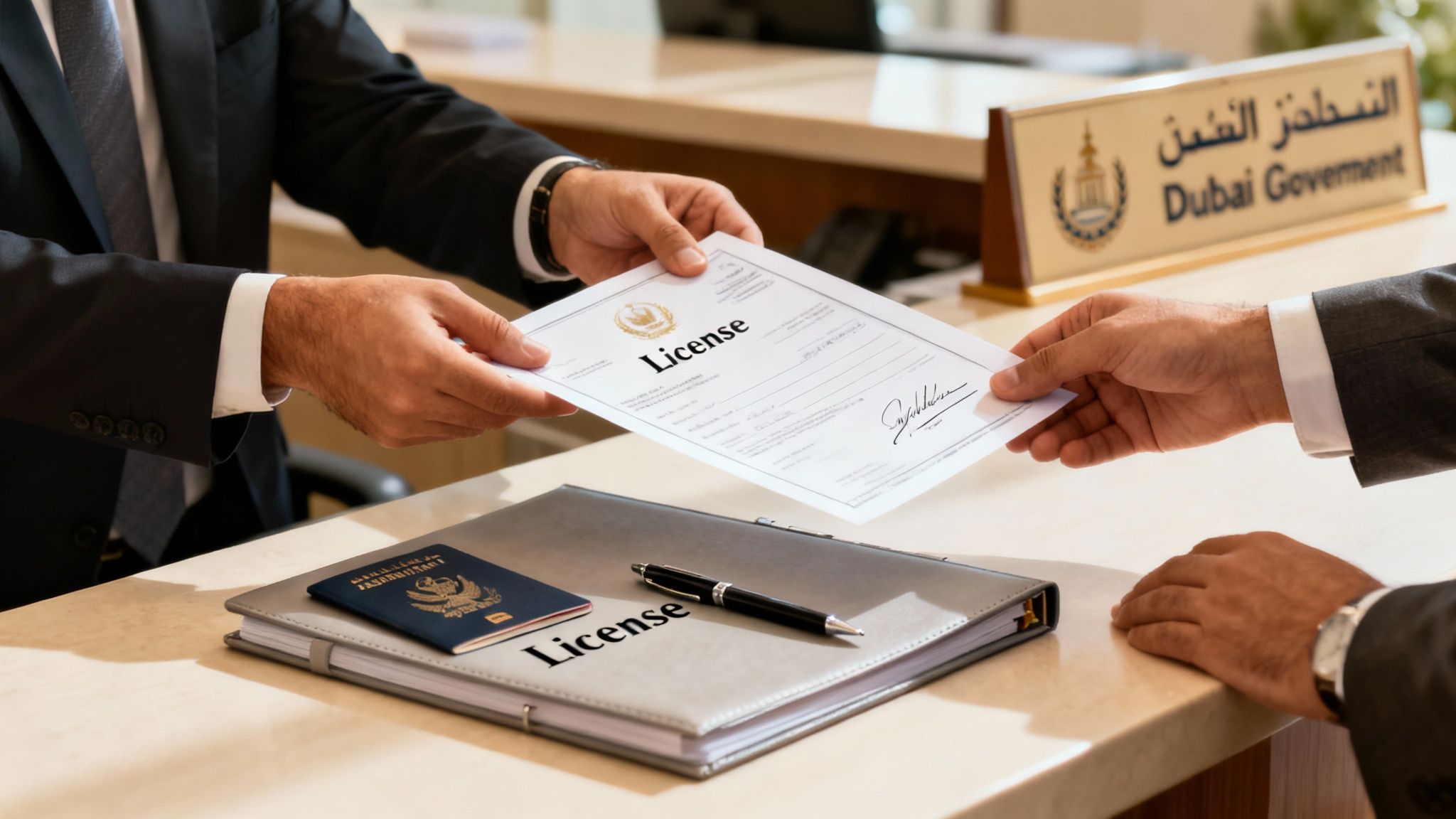 Dubai licence processing