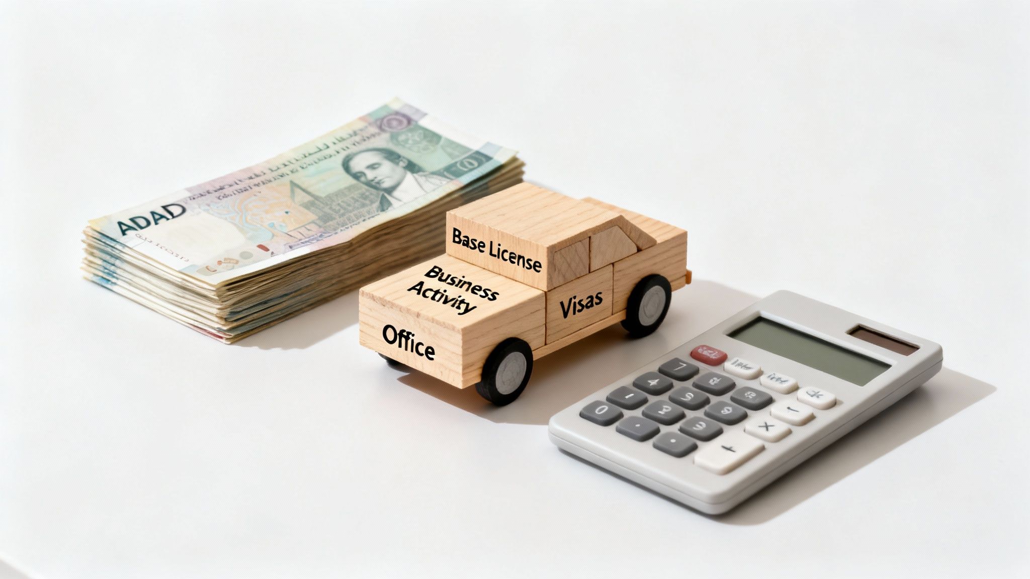 An entrepreneur reviewing documents for a Dubai trade license.