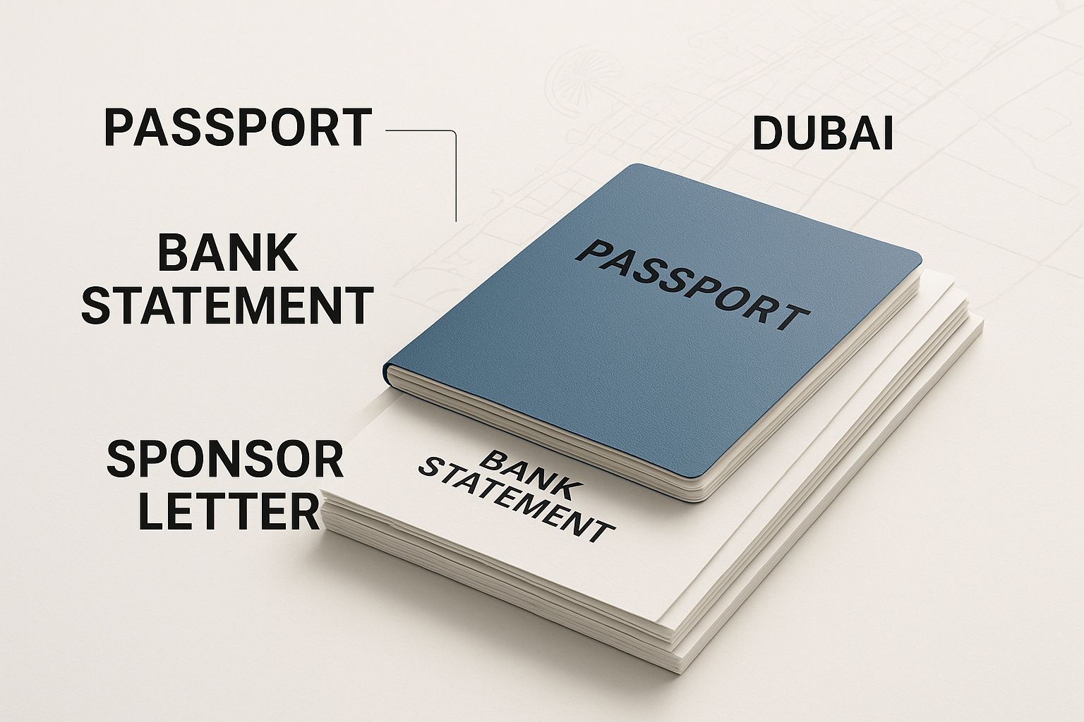 Infographic about golden visa requirements dubai