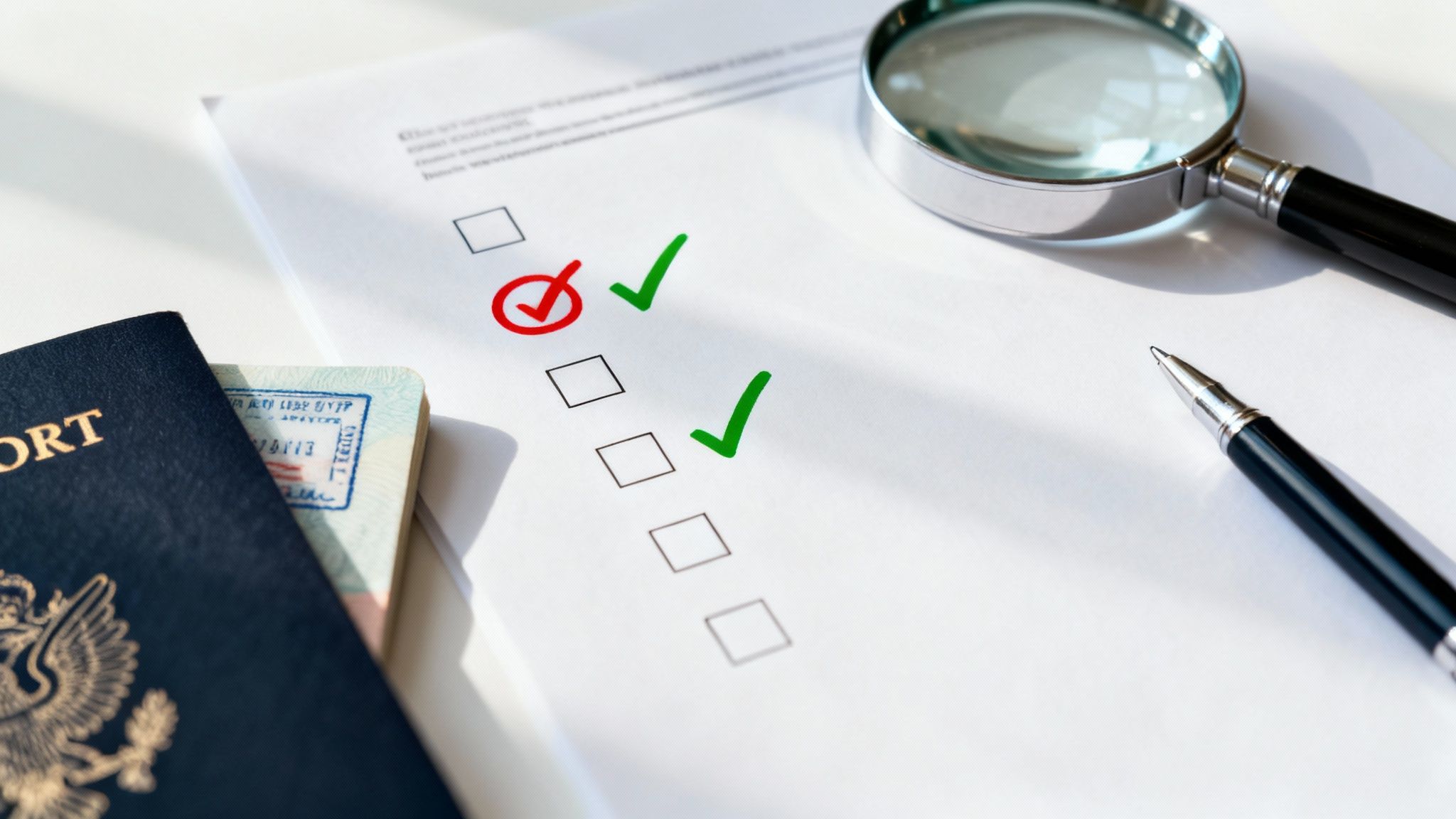 A person reviewing documents at a desk, looking concerned, highlighting the importance of avoiding mistakes.
