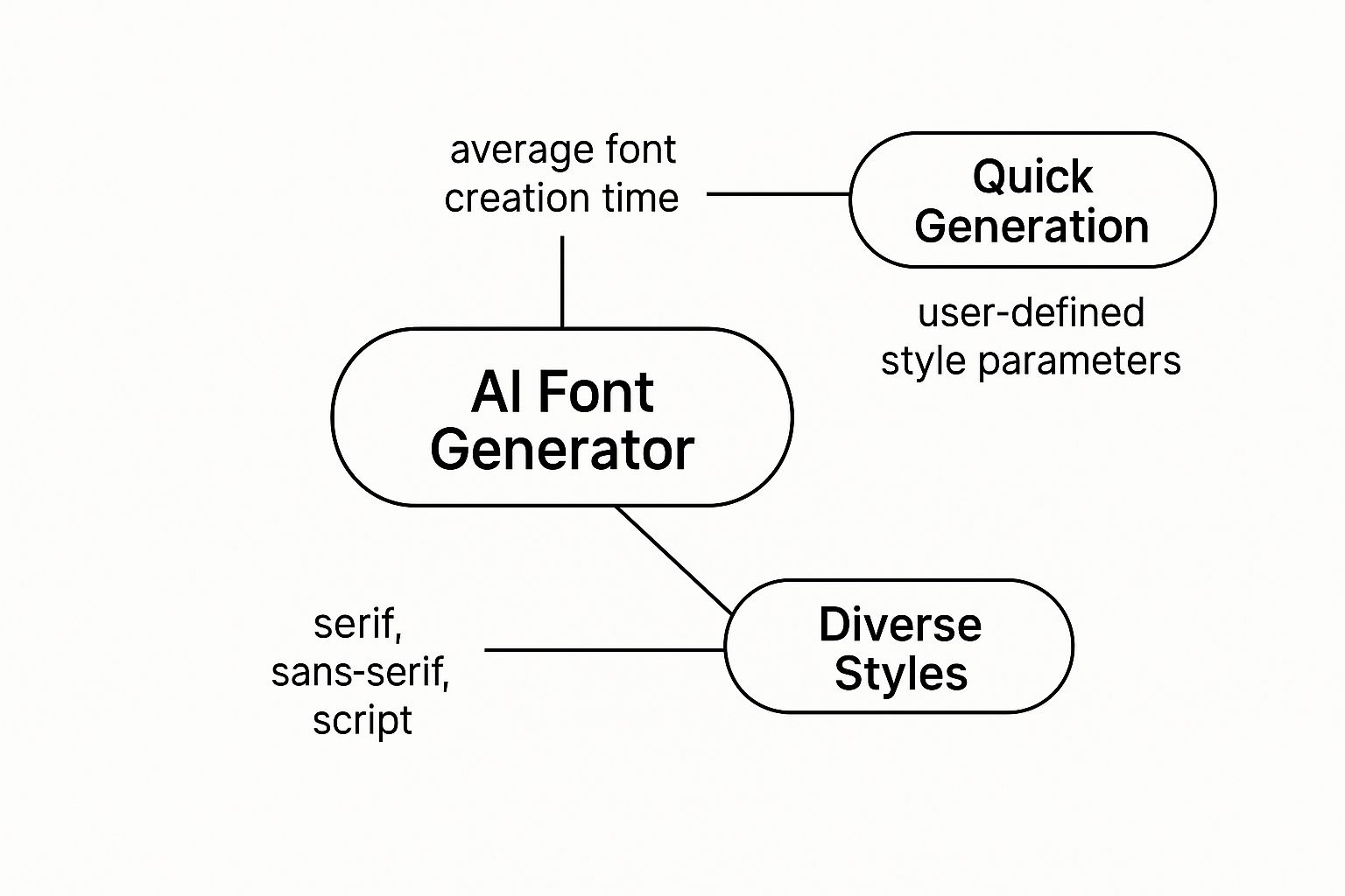 Infographic about ai font generator