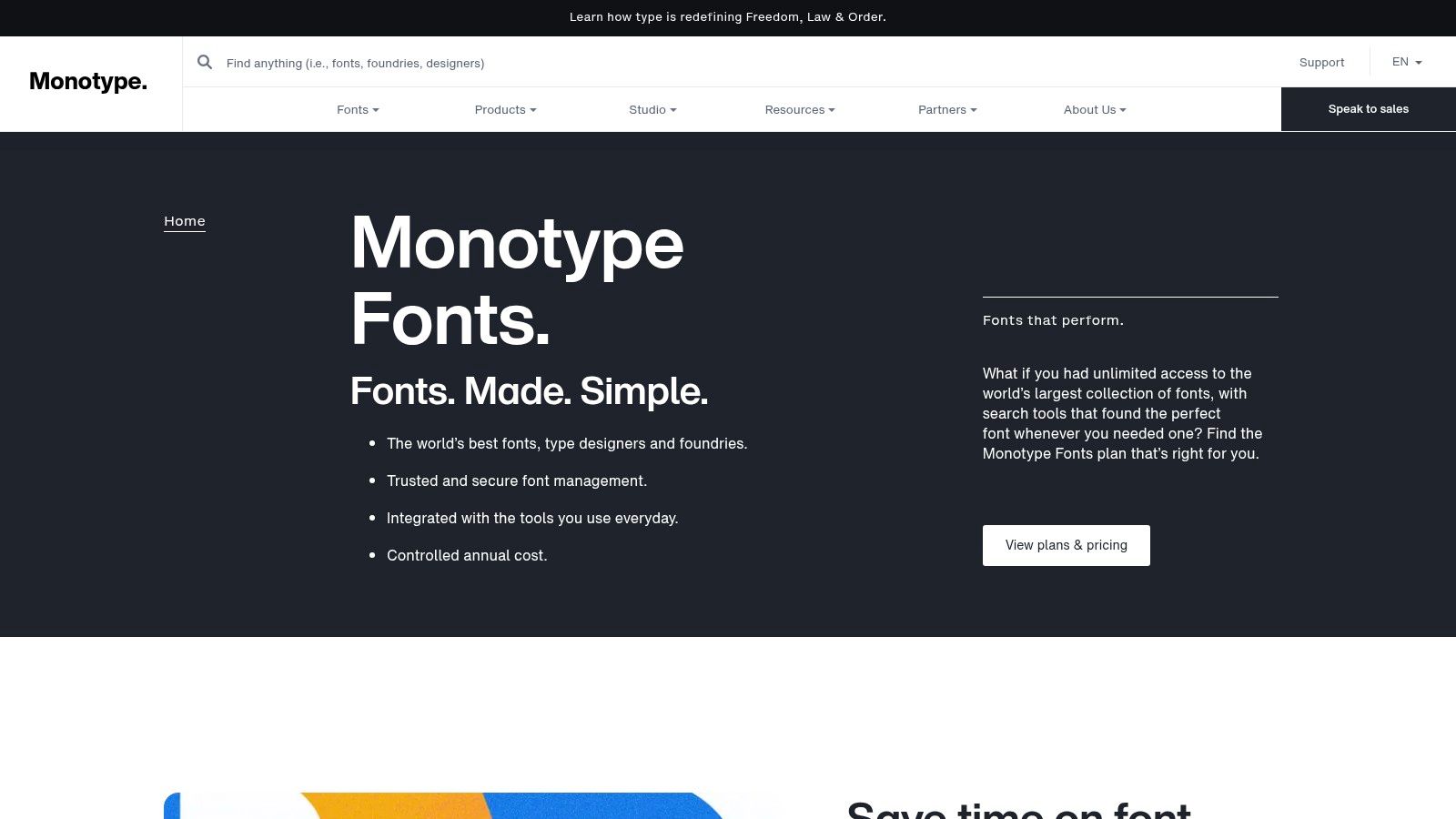 Monotype Fonts (subscription)