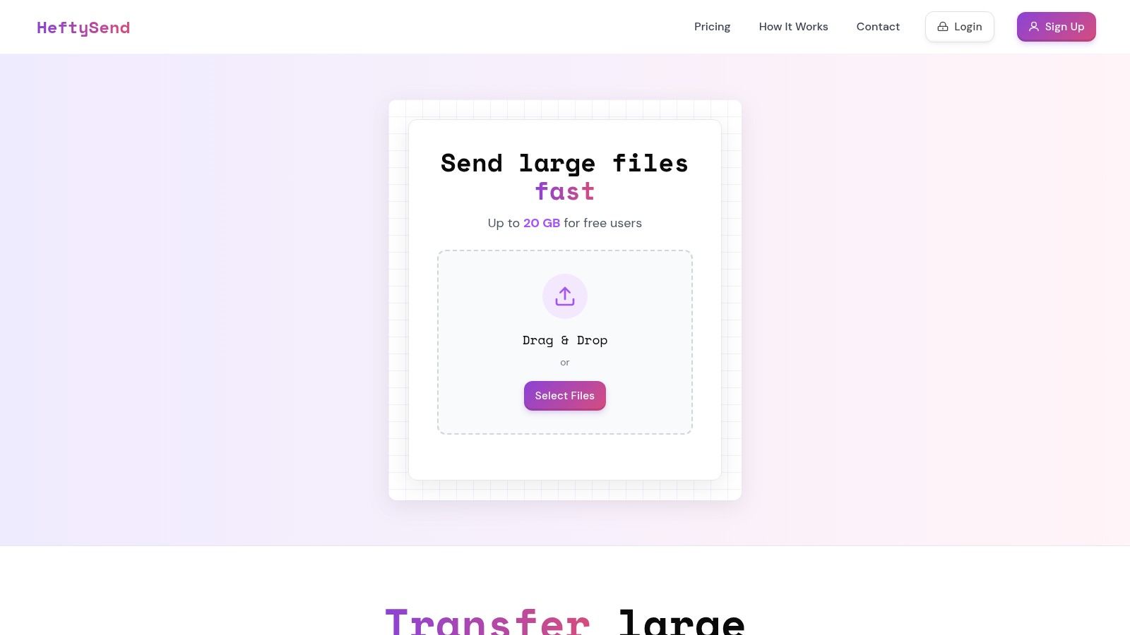 1. HeftySend: The All-Rounder for Speed, Previews, and Branding