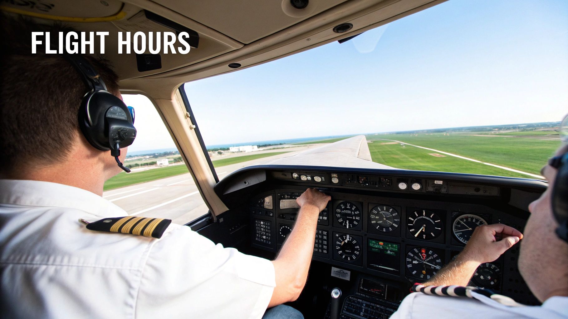 Commercial Pilot License Requirements Explained 4 A flight student and instructor reviewing flight plans in a classroom setting.