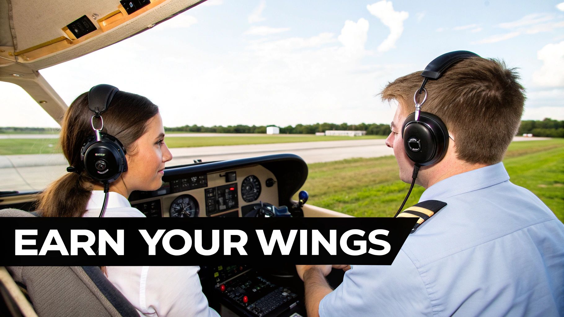 How to Become an Airline Pilot: Your Career Flight Plan 4 Mechanic inspecting a small airplane's engine.