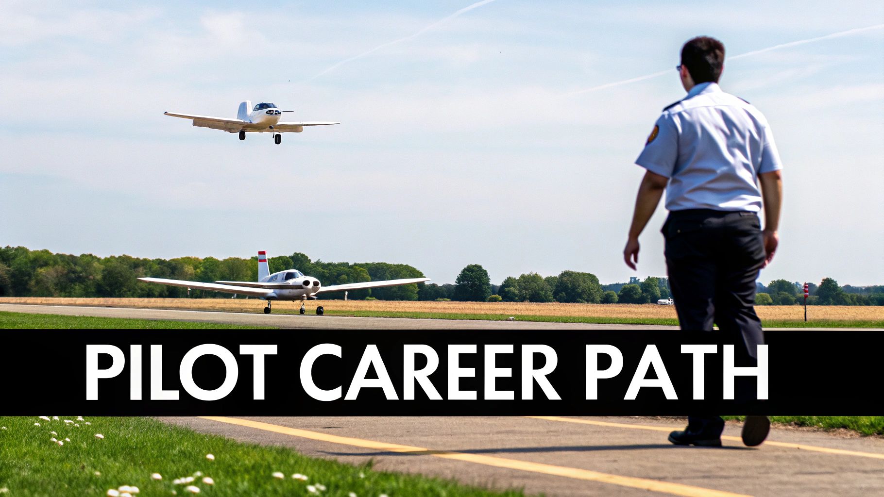 Aviation Camp Near Me: Your Launchpad to an Airline Career 5 A young student pilot smiling while talking to an instructor in the cockpit.