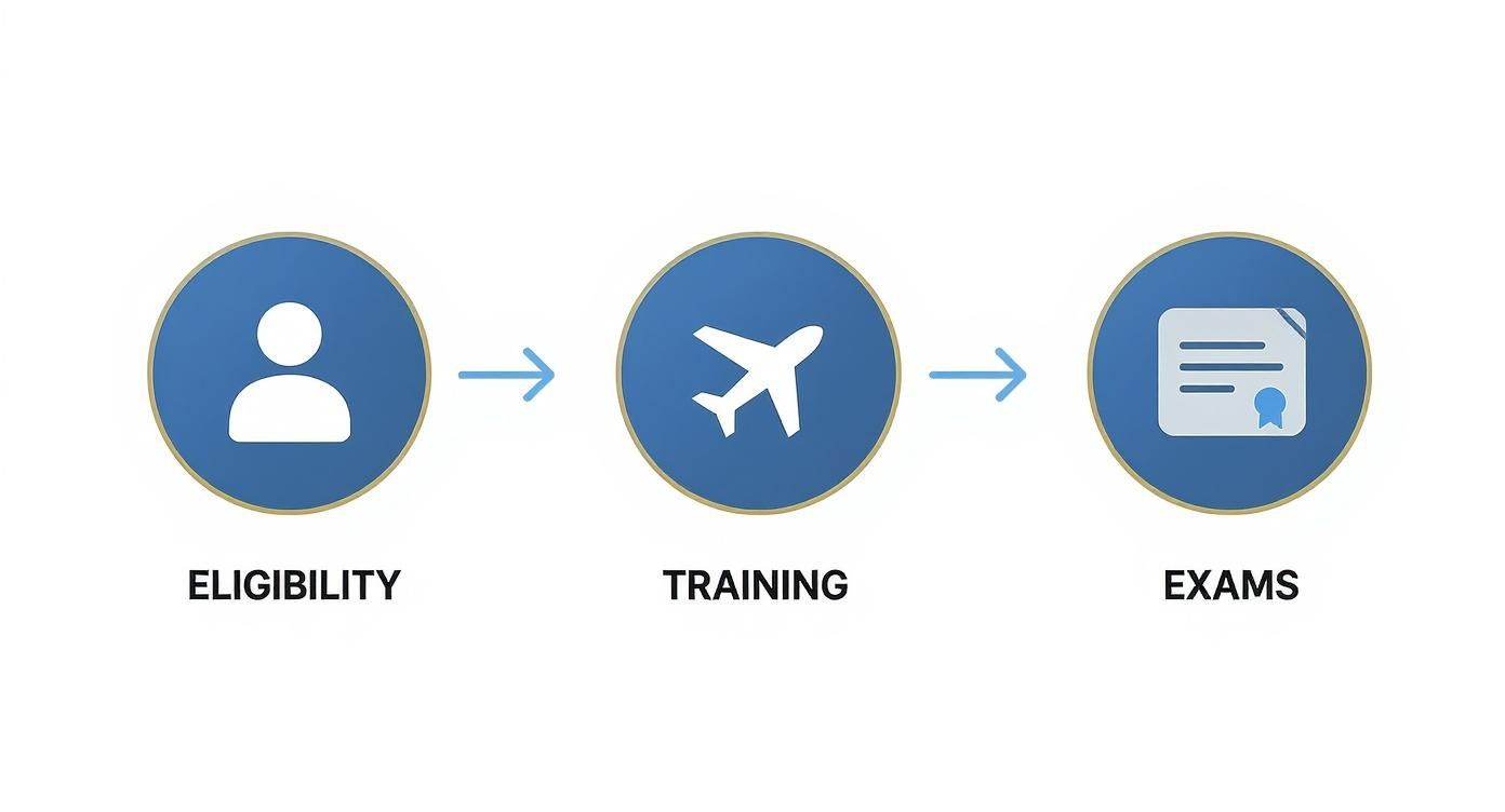 Commercial Pilot License Requirements Explained 2 Infographic about commercial pilot license requirements