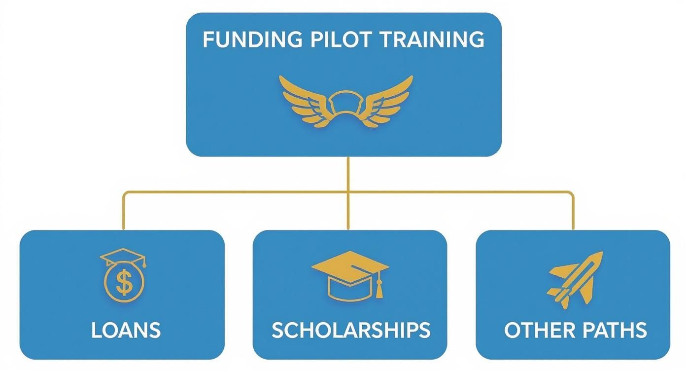 Financial Aid for Pilot Training A Funding Guide 2 Infographic about financial aid for pilot training