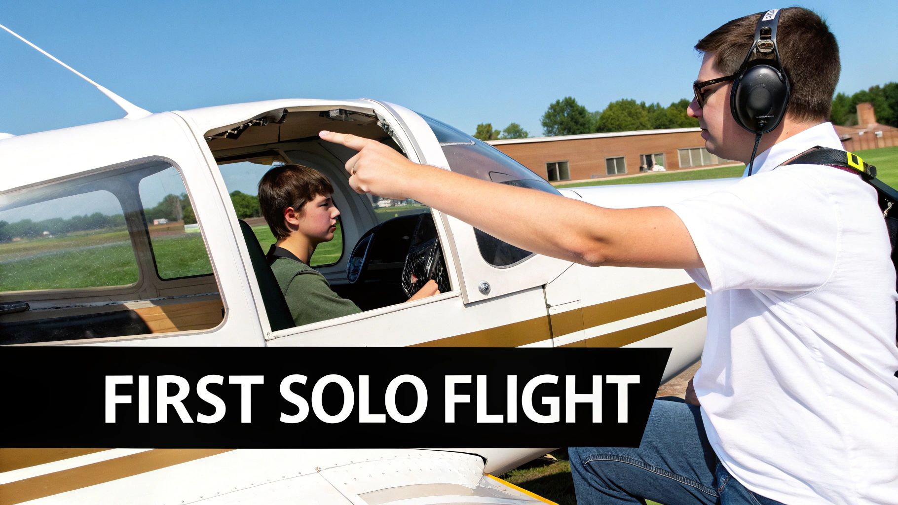 Introductory Flying Lessons: Your First Step in Aviation 2 An introductory flying lesson with an instructor and student in the cockpit.