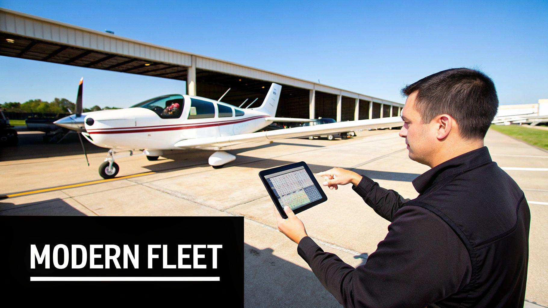 How to Choose a Flight School for Your Airline Pilot Career 3 A student pilot in the cockpit of a modern training aircraft with a glass panel display