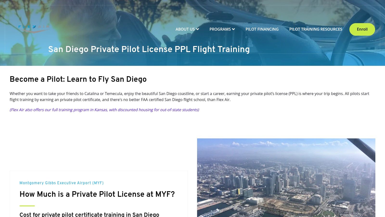 Flight Training Schools in California: 2026 Comparison 6 Flex Air Flight School – San Diego