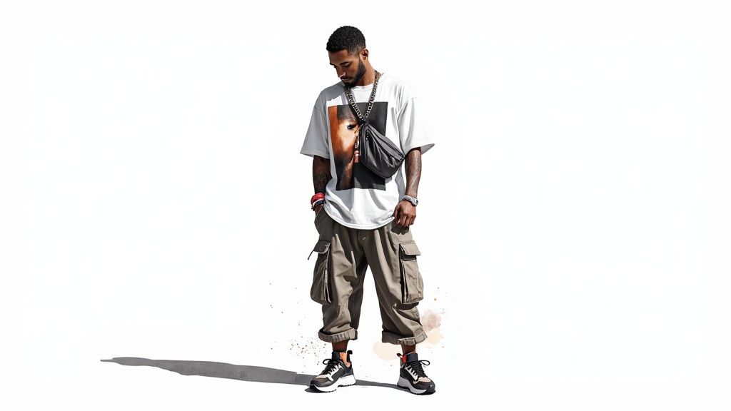 Streetwear-Inspired Graphic Tee Outfit