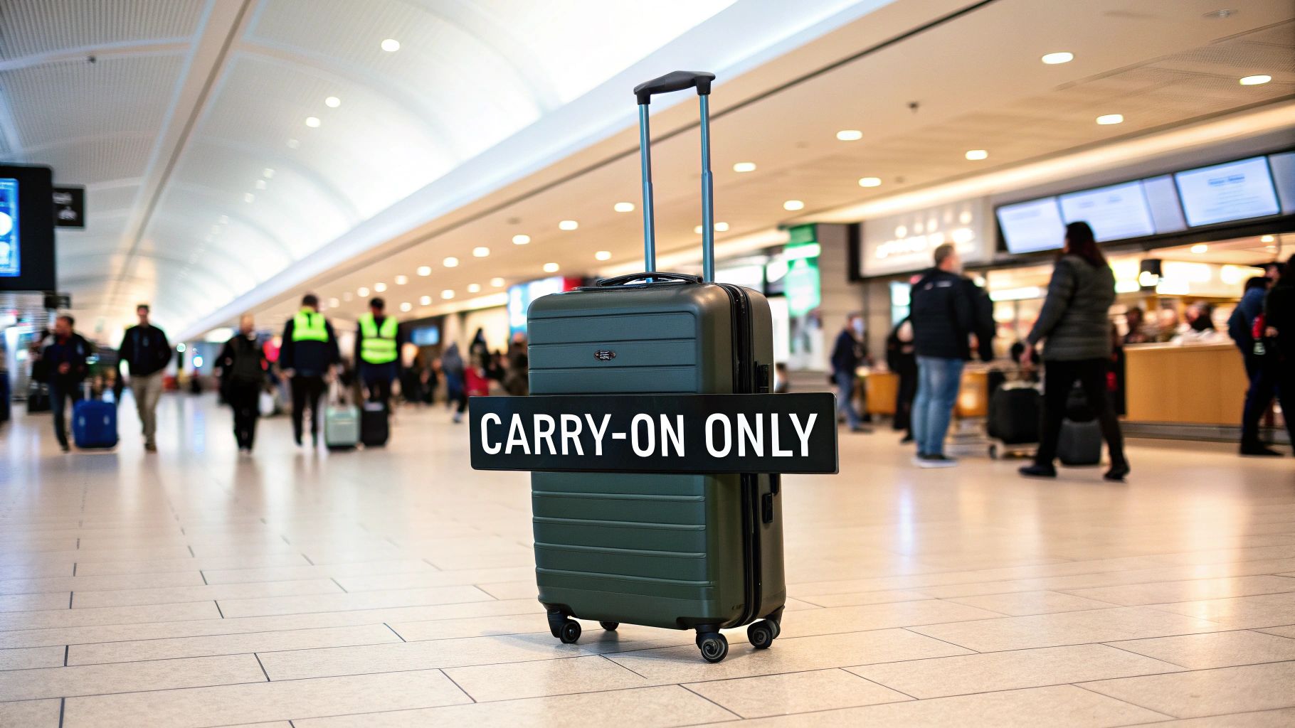 Carry-on Sized Luggage (22" x 14" x 9")
