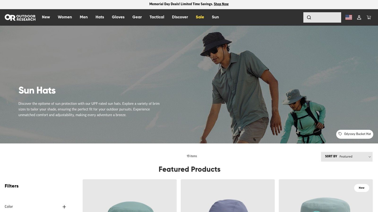 Outdoor Research Sombriolet Sun Hat