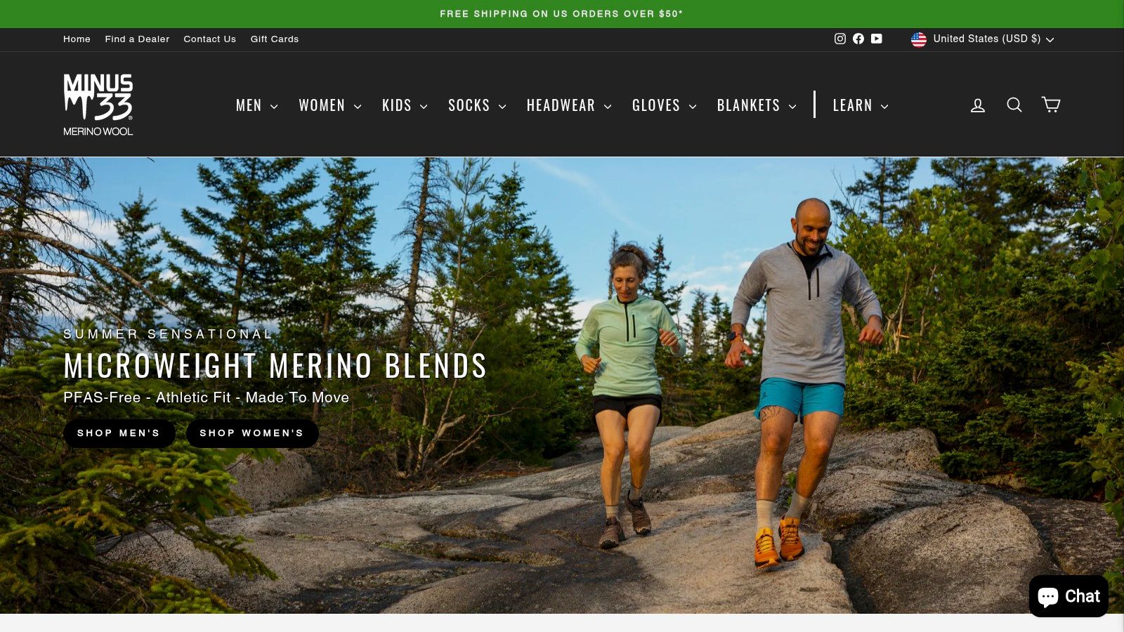 Minus33 Merino Wool Expedition Base Layer