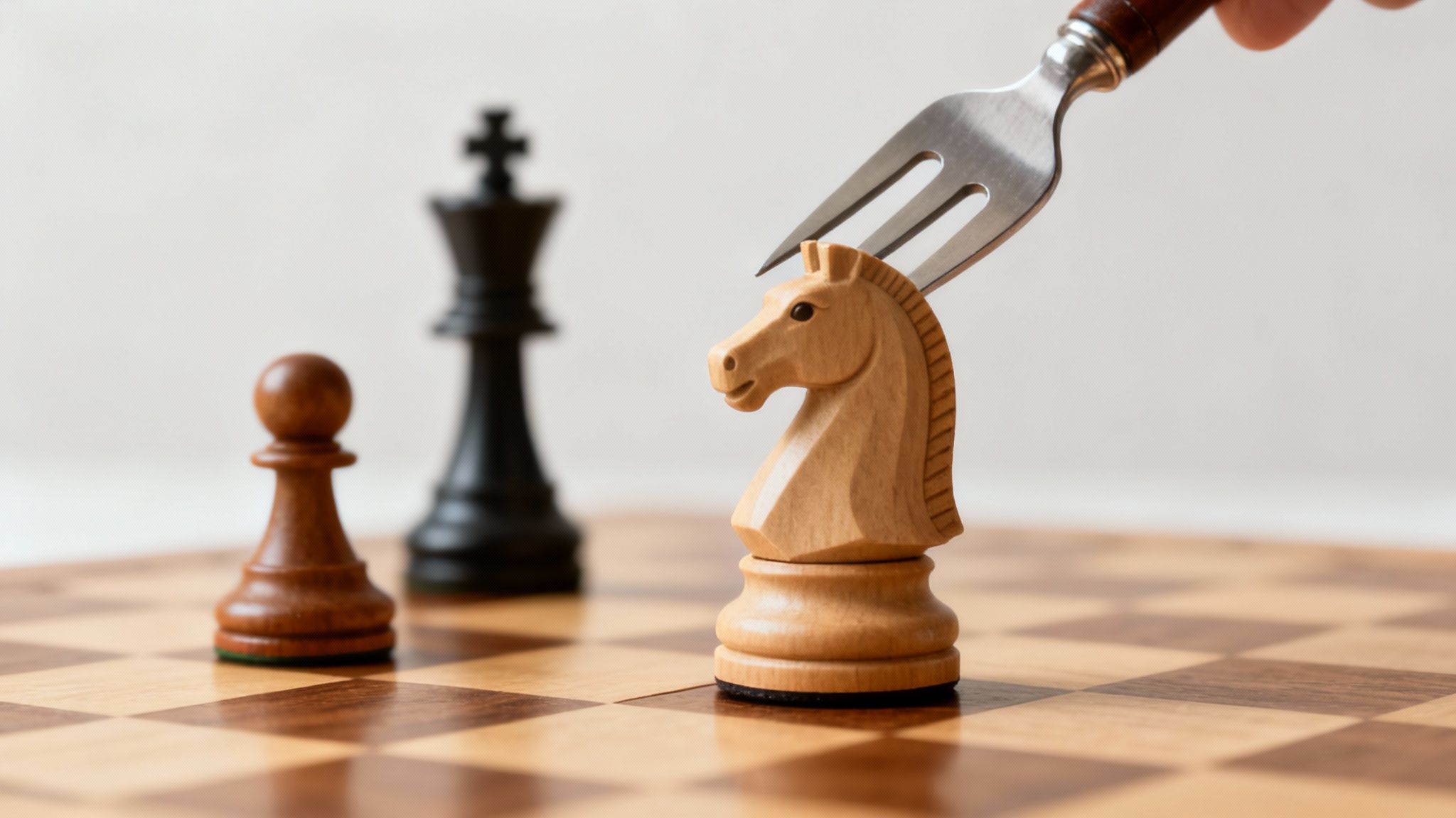 Chess pieces on a board with a pawn highlighted.