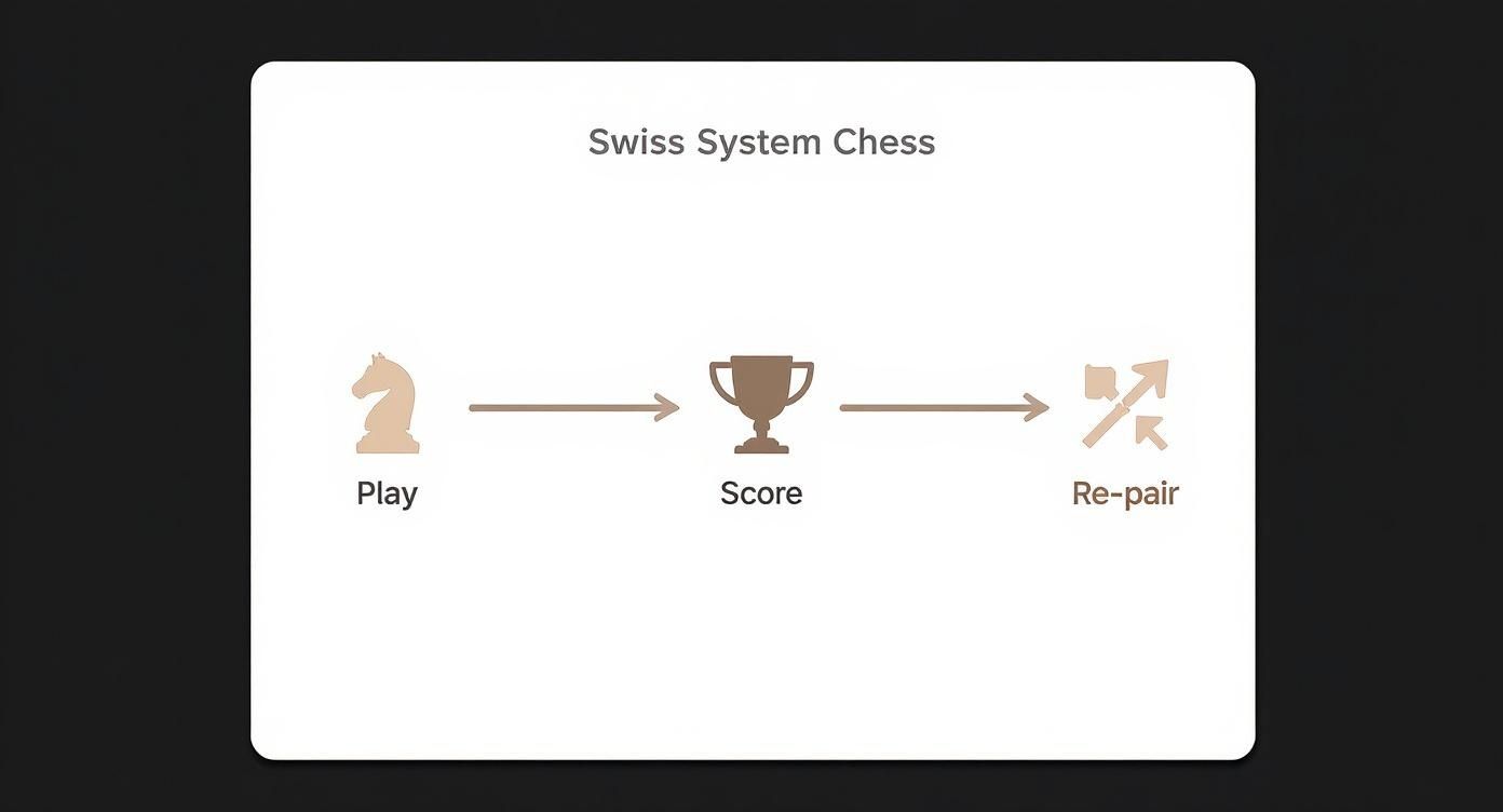 Infographic about swiss system chess