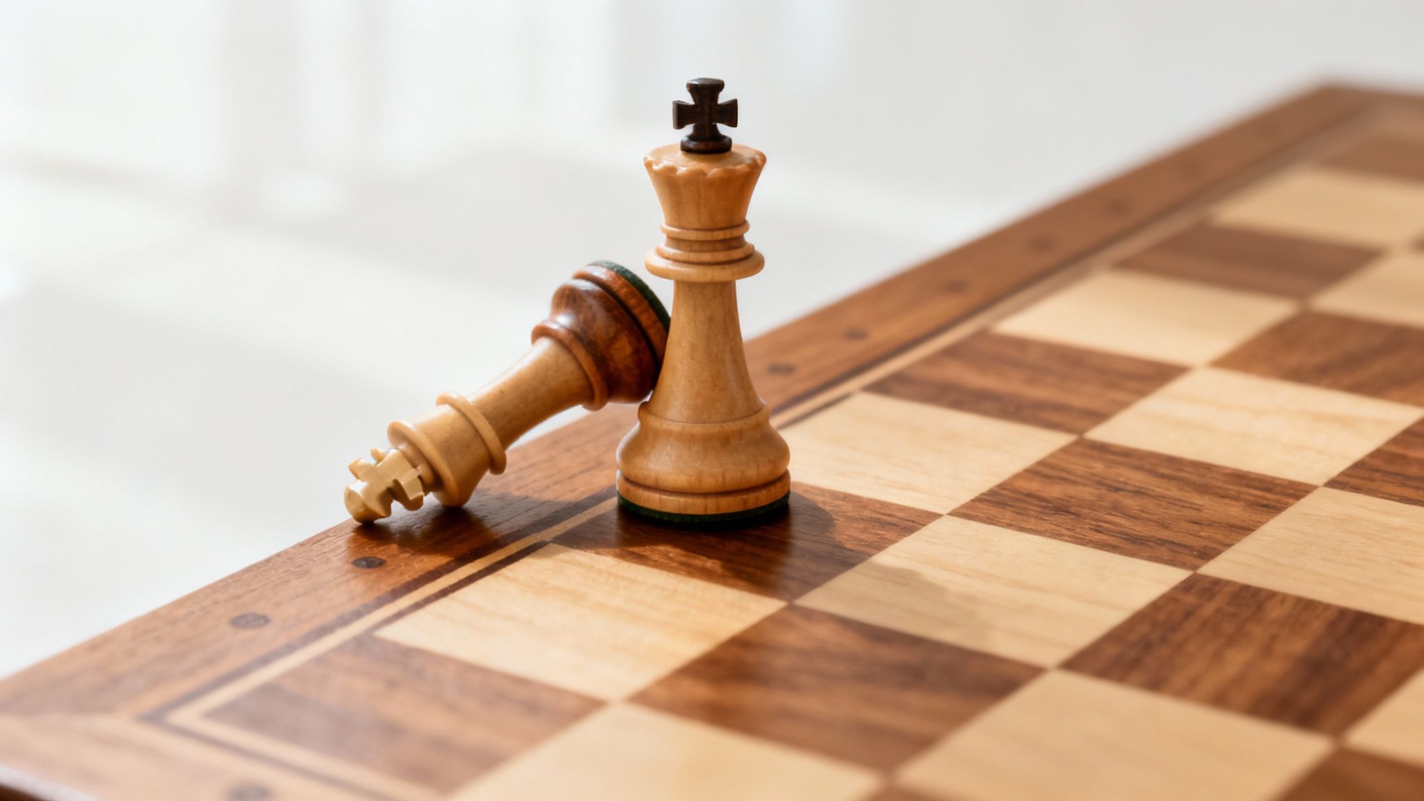 A stalemate position where a Black king is trapped but not in check.