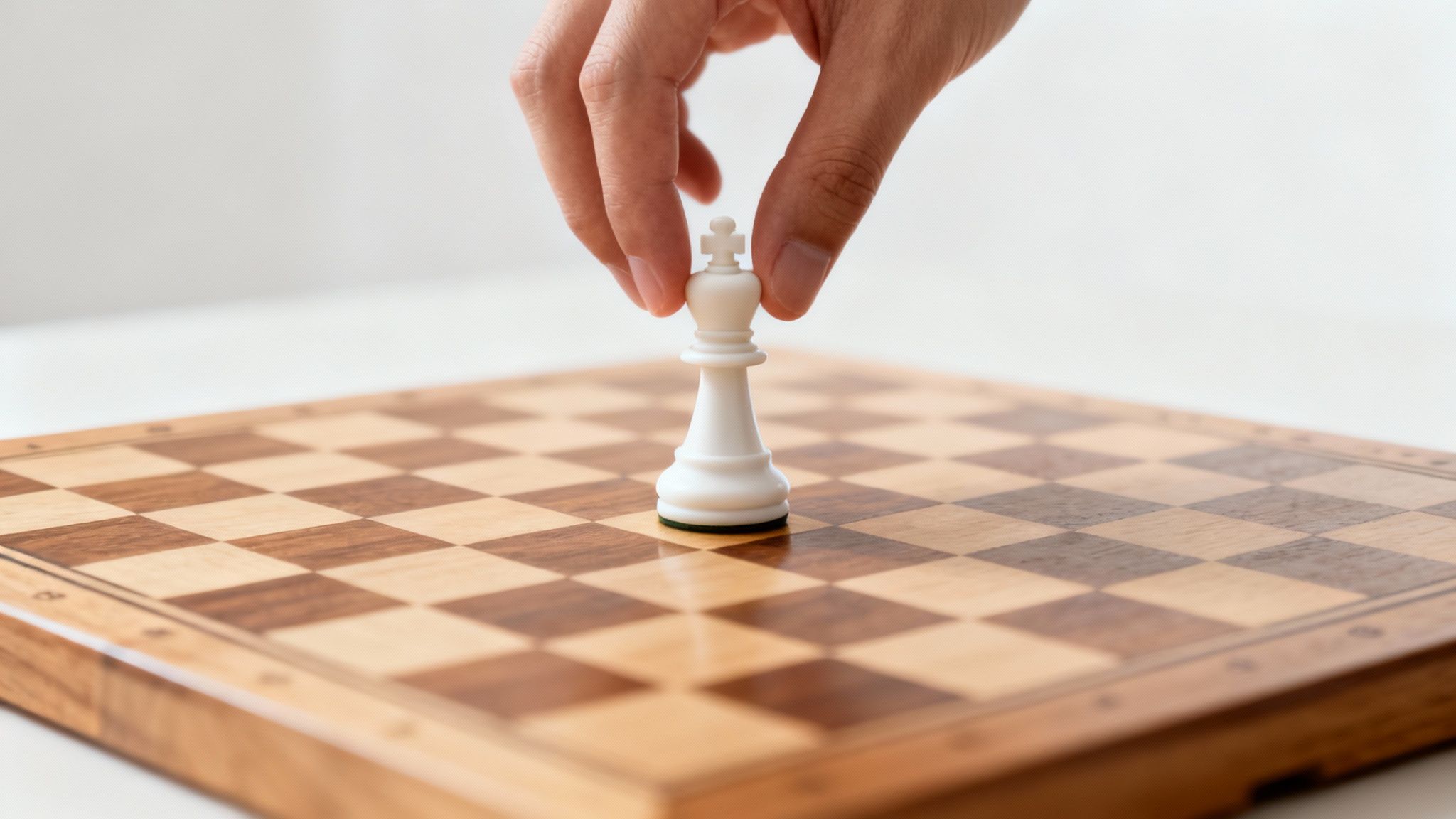 A person deeply focused on a chess game, representing the concentration needed for solving puzzles.