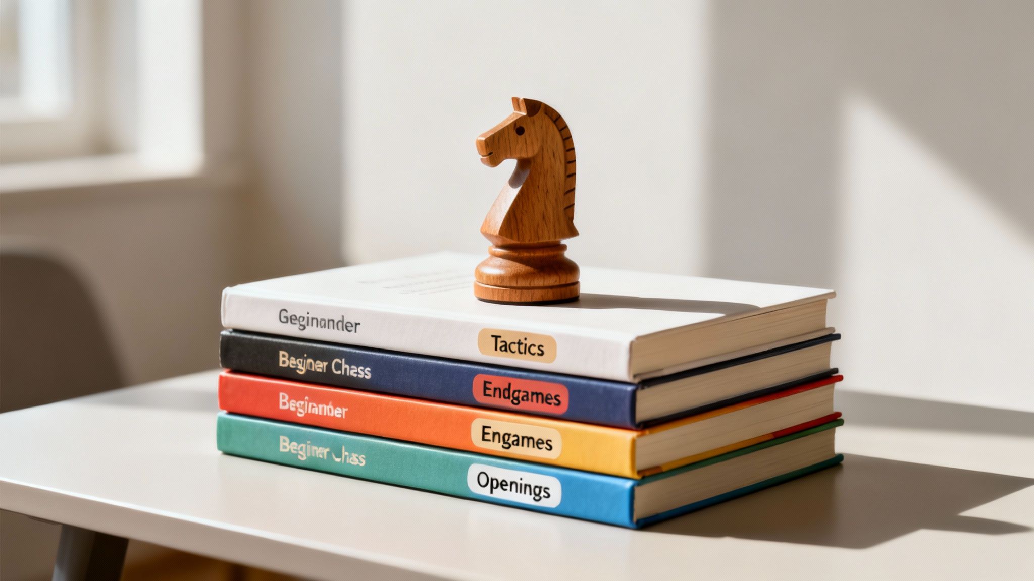 A young person is deeply focused on a chess book, with a physical chessboard set up nearby to follow along with the moves.