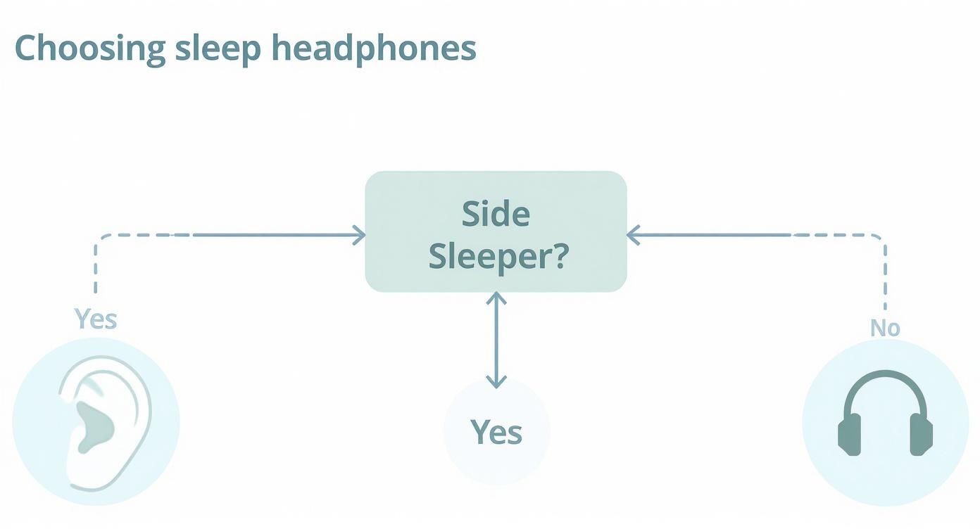 Infographic about noise cancelling headphones snoring