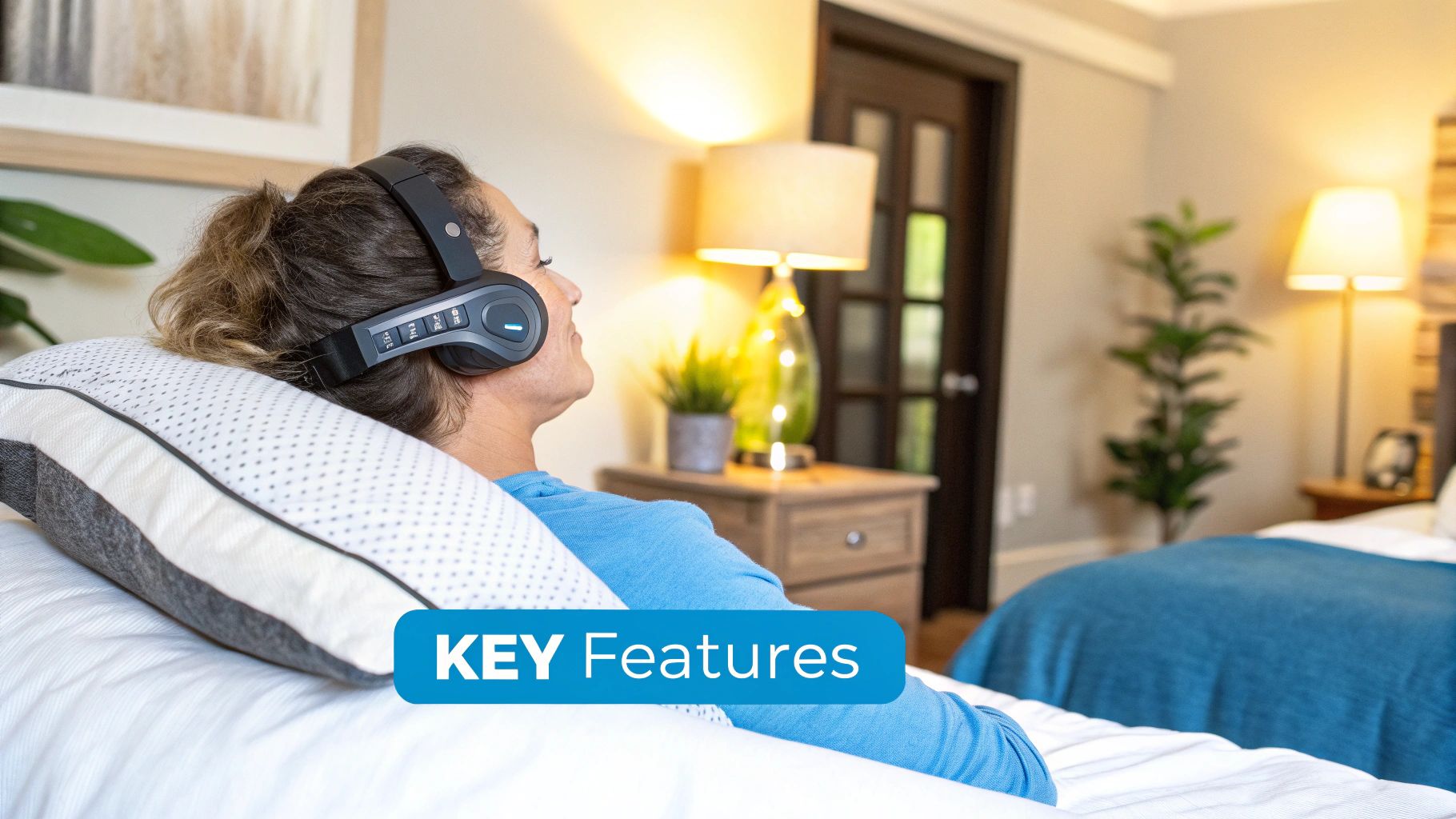 DubsLabs Bedphones headphones on a white background