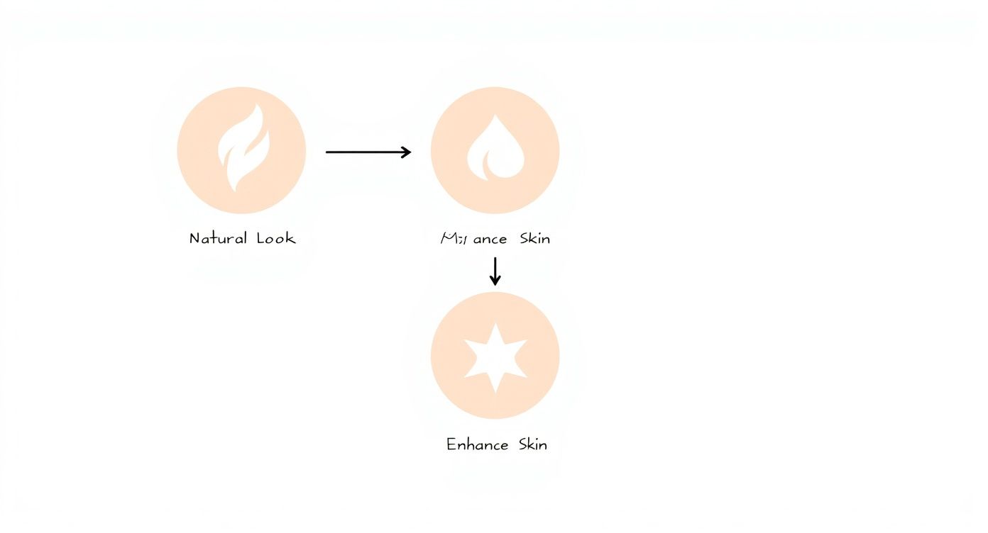 Infographic about best lightweight foundation