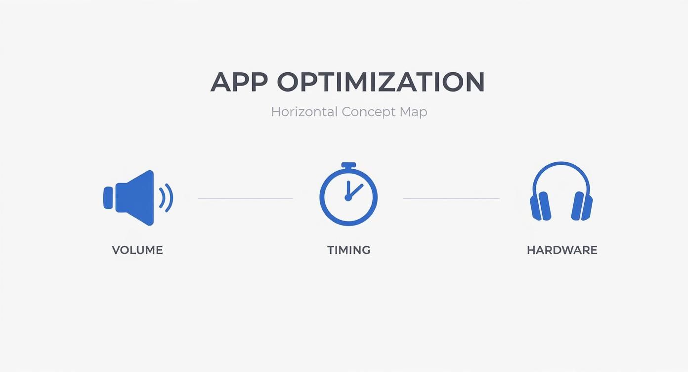 Infographic about pink noise app