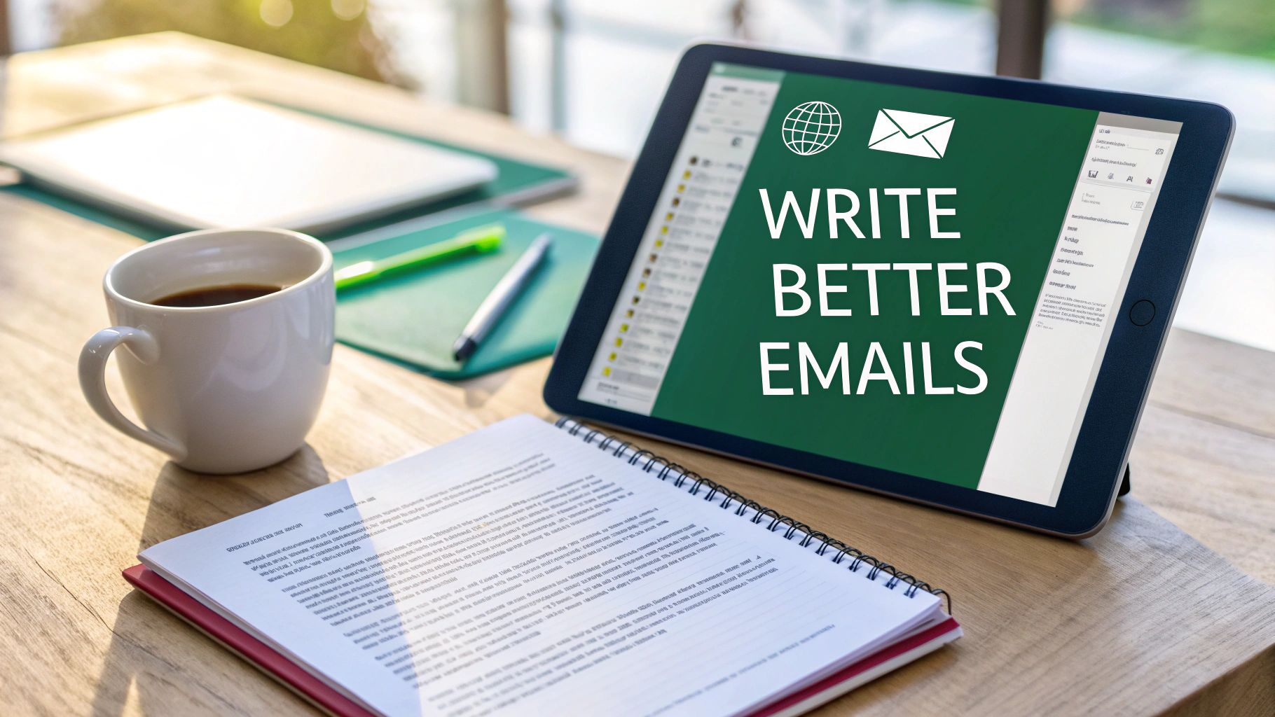 A person smiling while reading an email on their laptop, representing effective and well-received outreach.