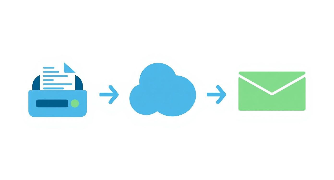 Infographic about fax to email