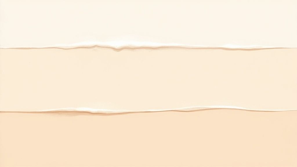 A person applying lightweight foundation with a brush