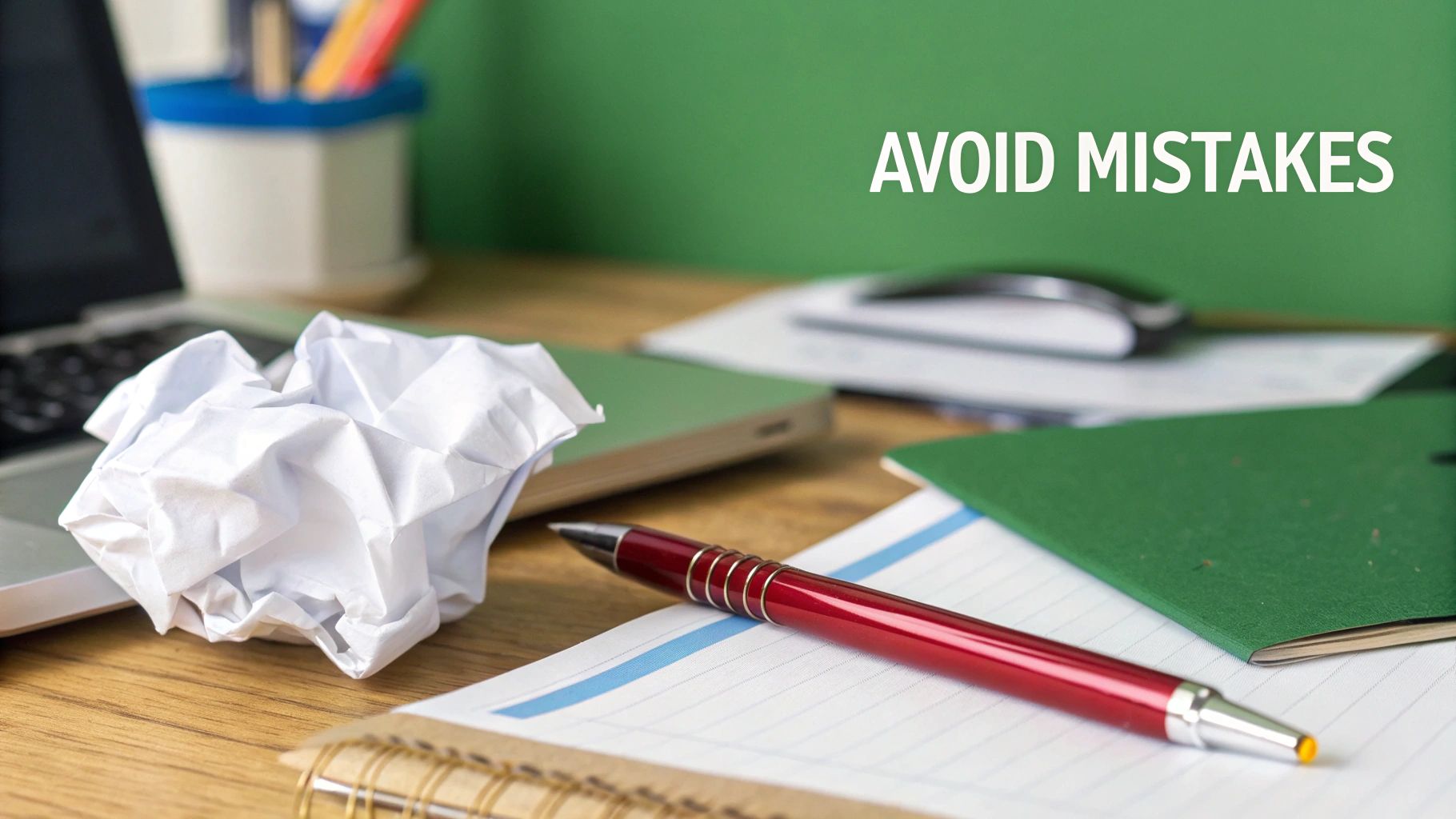 A red 'X' mark drawn on a calendar, indicating a mistake or a canceled plan.