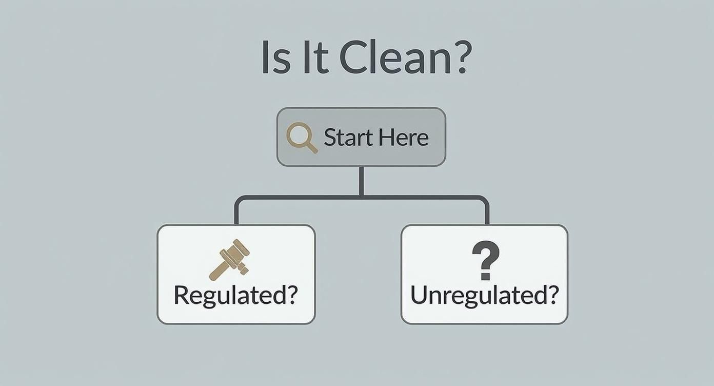 Infographic about clean makeup