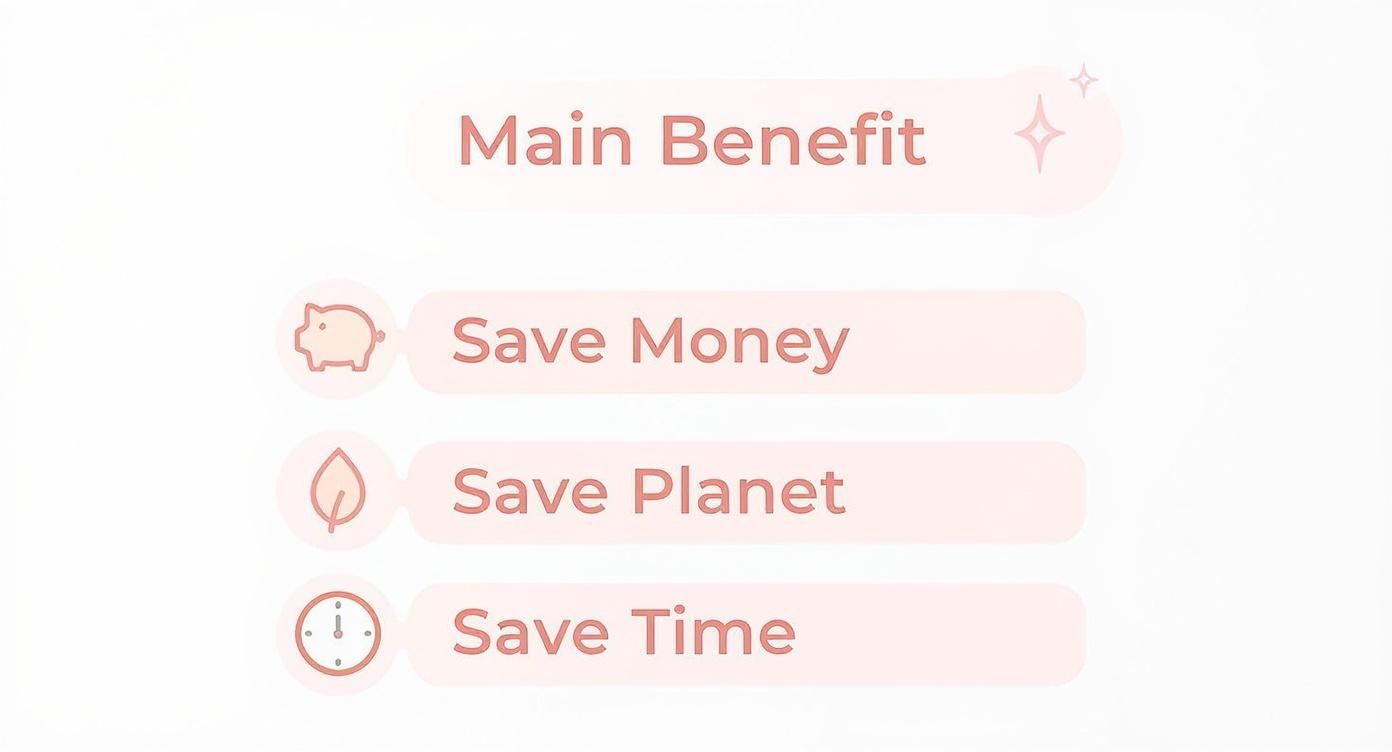 Infographic about multi use makeup products